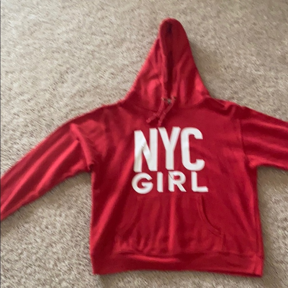 Red hoodie